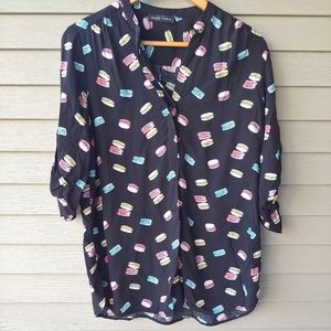 Macaron printed blouse